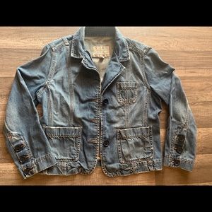 Abercrombie & Fitch jean jacket size medium